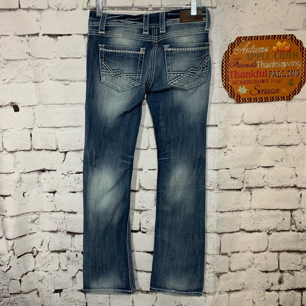 BKE Sabrina Bootcut Stretch 26R x 31.5 Med Wash